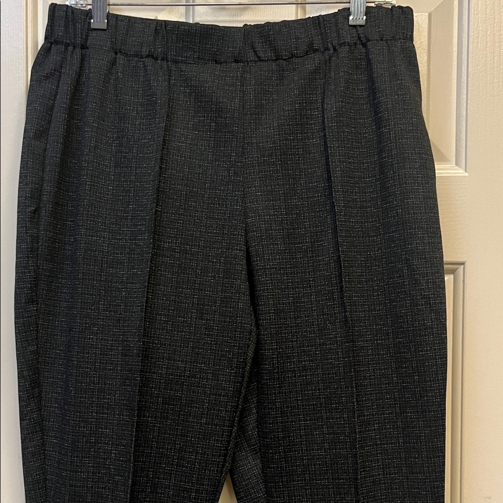 Investments Black/grey Dress Pants M NWOT